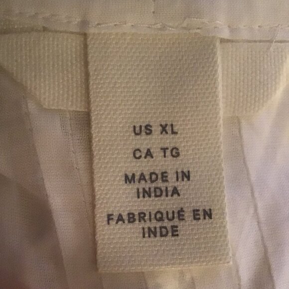 H&M White Lightweight Cotton Tunic  Size XL - Picture 12 of 12